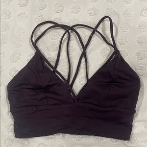 Lululemon Athletica Strappy Bra - Dark Purple